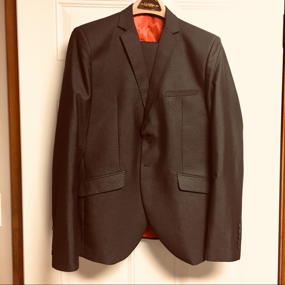 Dark Brown Men Suit Slim Fit.